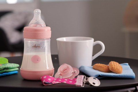 CHICCO GIRL Zestaw dla noworodka butelka antykolkowa Perfect5, smoczek mini soft, taśma CHICCO GIRL Zestaw dla noworodka butelka antykolkowa Perfect5, smoczek mini soft, taśma