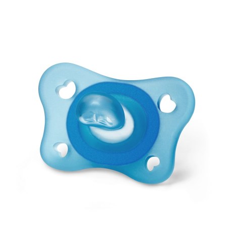 CHICCO PHYSIOFORMA MINI SOFT 2-6M BOY Smoczek uspokajający, silikonowy, 2 szt. CHICCO PHYSIOFORMA MINI SOFT 2-6M BOY Smoczek uspokajający, silikonowy, 2 szt.