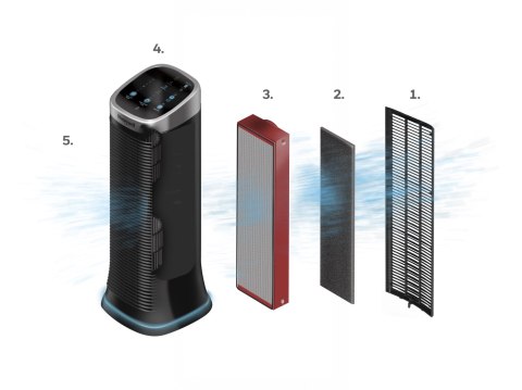 HONEYWELL HFD323E Filtr wstępny do oczyszczacza Air Genius, antyzapachowy HONEYWELL HFD323E Filtr wstępny do oczyszczacza Air Genius, antyzapachowy