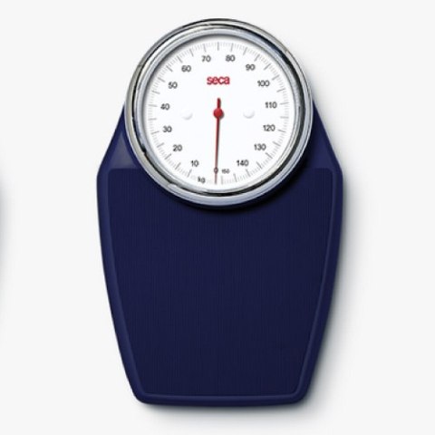 SECA 760 COLORATA GRANATOWA Waga mechaniczna osobowa, analogowa, klasyczny design
