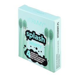 VITAMMY SPLASH MINTY Końcówki do szczoteczki sonicznej, kolor miętowy, 4 szt.