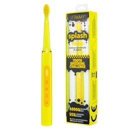VITAMMY SPLASH YELLO Szczoteczka soniczna dla dzieci 8+, 60 000 drgań/min