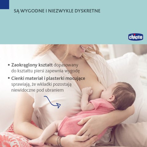 CHICCO Wkładki laktacyjne, czarne, jednorazowe, chłonne i wygodne, 60 szt. CHICCO Wkładki laktacyjne, czarne, jednorazowe, chłonne i wygodne, 60 szt.