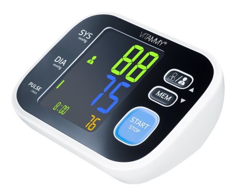 VITAMMY SMART 8 Ciśnieniomierz naramienny, wykrywanie arytmii, pamięć 2x60 VITAMMY SMART 8 Ciśnieniomierz naramienny, wykrywanie arytmii, pamięć 2x60