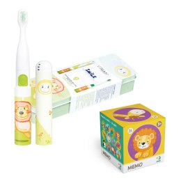 VITAMMY SMILE LEW Zestaw prezentowy, szczoteczka soniczna do zębów i gra DODO MEMO