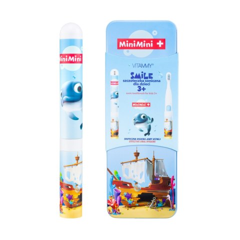VITAMMY SMILE MINIMINI+ DELFINEK FINEK Szczoteczka soniczna do zębów dla dzieci 3+ VITAMMY SMILE MINIMINI+ DELFINEK FINEK Szczoteczka soniczna do zębów dla dzieci 3+