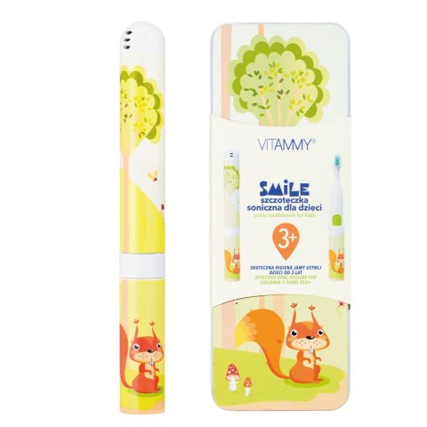 VITAMMY SMILE WIEWIÓRKA Zestaw: szczoteczka soniczna i gra DODO MEMO VITAMMY SMILE WIEWIÓRKA Zestaw: szczoteczka soniczna i gra DODO MEMO