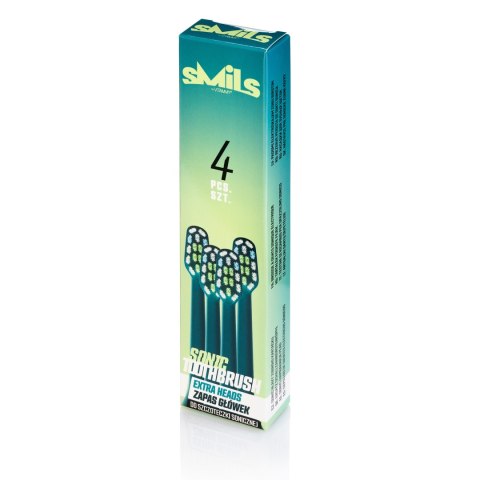 VITAMMY SMILS MIX 2 CIEMNE Końcówki do szczoteczki sonicznej, różne kolory, 4 szt. VITAMMY SMILS MIX 2 CIEMNE Końcówki do szczoteczki sonicznej, różne kolory, 4 szt.