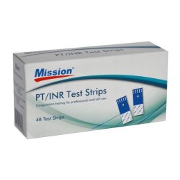ACON MISSION PT/INR Paski do pomiaru krzepliwości krwi, z chipem, 48 szt.