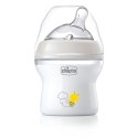 CHICCO NATURALFEELING 0M+ 150 ml Butelka plastikowa, smoczek silikon, przepływ wolny