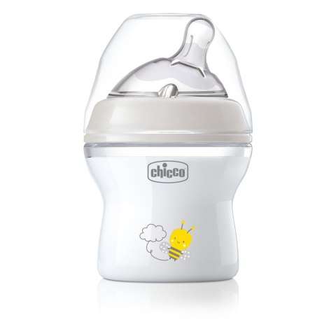 CHICCO NATURALFEELING 0M+ 150 ml Butelka plastikowa, smoczek silikon, przepływ wolny CHICCO NATURALFEELING 0M+ 150 ml Butelka plastikowa, smoczek silikon, przepływ wolny
