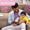 CHICCO NATURALFEELING 0M+ 150 ml Butelka plastikowa, smoczek silikon, przepływ wolny