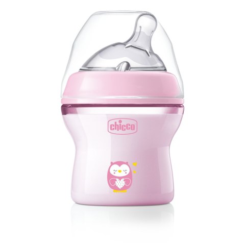 CHICCO NATURALFEELING 0M+ 150 ml Butelka plastikowa, smoczek silikon, przepływ wolny CHICCO NATURALFEELING 0M+ 150 ml Butelka plastikowa, smoczek silikon, przepływ wolny