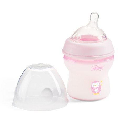 CHICCO NATURALFEELING 0M+ 150 ml Butelka plastikowa, smoczek silikon, przepływ wolny CHICCO NATURALFEELING 0M+ 150 ml Butelka plastikowa, smoczek silikon, przepływ wolny