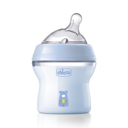 CHICCO NATURALFEELING 0M+ 150 ml Butelka plastikowa, smoczek silikon, przepływ wolny