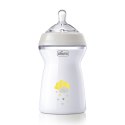 CHICCO NATURALFEELING 6M+ 330 ml Butelka plastikowa, smoczek silikon, przepływ szybki