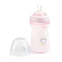 CHICCO NATURALFEELING 6M+ 330 ml Butelka plastikowa, smoczek silikon, przepływ szybki