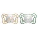 CHICCO PHYSIO LIGHT 2-6M Smoczek do uspokajania, silikonowy, LUMI, 2 szt.