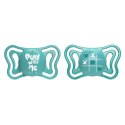 CHICCO PHYSIO LIGHT 6-36M Smoczek do uspokajania, silikonowy, niebieski, 2 szt.