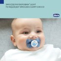 CHICCO PHYSIO LIGHT 6-36M Smoczek do uspokajania, silikonowy, różowy, 2 szt.