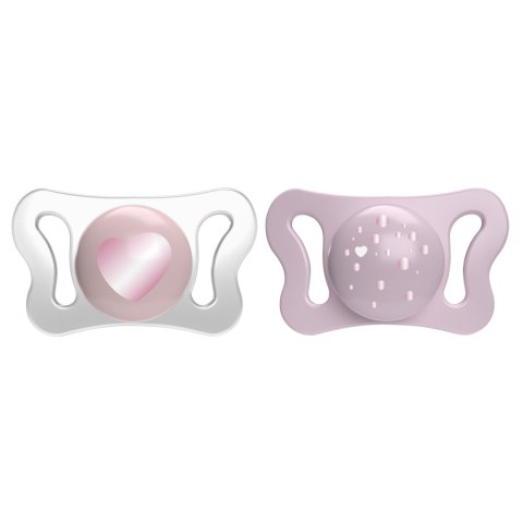CHICCO PHYSIO MICRO 0-2M Smoczek uspokajający silikonowy, różowy, 2 szt. CHICCO PHYSIO MICRO 0-2M Smoczek uspokajający silikonowy, różowy, 2 szt.