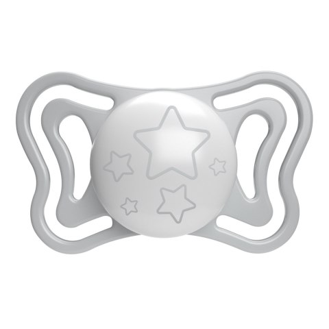 CHICCO PHYSIOFORMA LIGHT LUMI 6-16M+ Smoczek uspokajający silikonowy, 2 szt. CHICCO PHYSIOFORMA LIGHT LUMI 6-16M+ Smoczek uspokajający silikonowy, 2 szt.