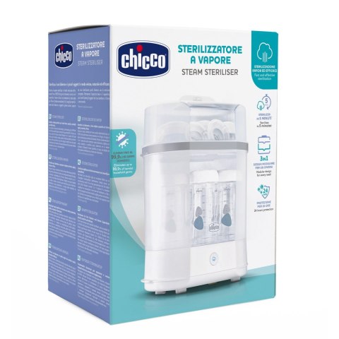CHICCO Sterylizator elektryczny 3 w 1, 3 konfiguracje parowej sterylizacji CHICCO Sterylizator elektryczny 3 w 1, 3 konfiguracje parowej sterylizacji