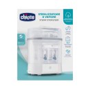CHICCO Sterylizator elektryczny 3 w 1, 3 konfiguracje parowej sterylizacji