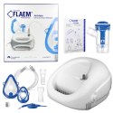 FLAEM AIRMATE Inhalator tłokowy dla dzieci i dorosłych, zestaw z akcesoriami