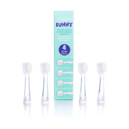 VITAMMY BUNNY Końcówki do szczoteczki sonicznej, delikatne nanowłókna, 4 szt.
