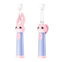 VITAMMY BUNNY PINK Szczoteczka soniczna dla dzieci 0-3 lata, LED, nanowłókna