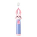 VITAMMY BUNNY PINK Szczoteczka soniczna dla dzieci 0-3 lata, LED, nanowłókna