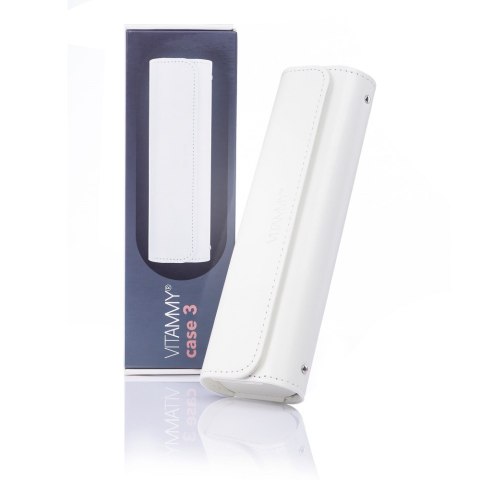 VITAMMY CASE 3 BIAŁE Etui podróżne na szczoteczkę soniczną, imitacja skóry, uniwersalne VITAMMY CASE 3 BIAŁE Etui podróżne na szczoteczkę soniczną, imitacja skóry, uniwersalne