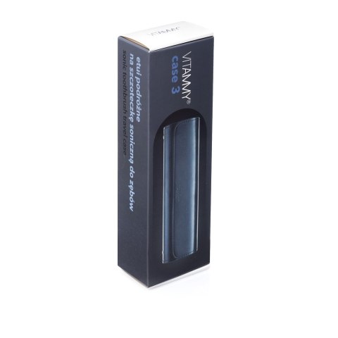 VITAMMY CASE 3 CZARNE Etui podróżne na szczoteczkę soniczną Vitammy, imitacja skóry VITAMMY CASE 3 CZARNE Etui podróżne na szczoteczkę soniczną Vitammy, imitacja skóry