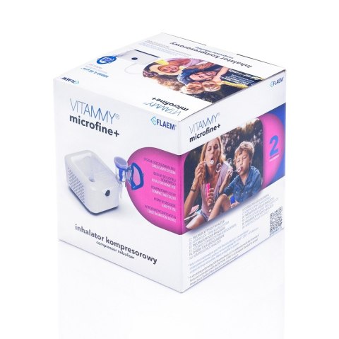 VITAMMY MICROFINE+ BY FLAEM Inhalator kompresorowy, skuteczny i trwały VITAMMY MICROFINE+ BY FLAEM Inhalator kompresorowy, skuteczny i trwały
