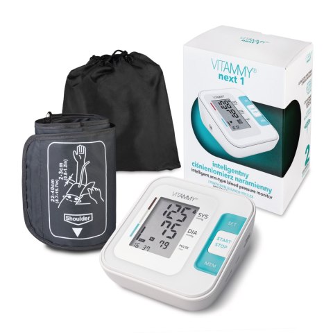 VITAMMY NEXT 1 + POWER MICRO Zestaw - ciśnieniomierz naramienny idealny do domu VITAMMY NEXT 1 + POWER MICRO Zestaw - ciśnieniomierz naramienny idealny do domu