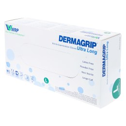 ZARYS DERMAGRIP ULTRA LONG L Rękawiczki nitrylowe medyczne, bezpudrowe, 100 szt.